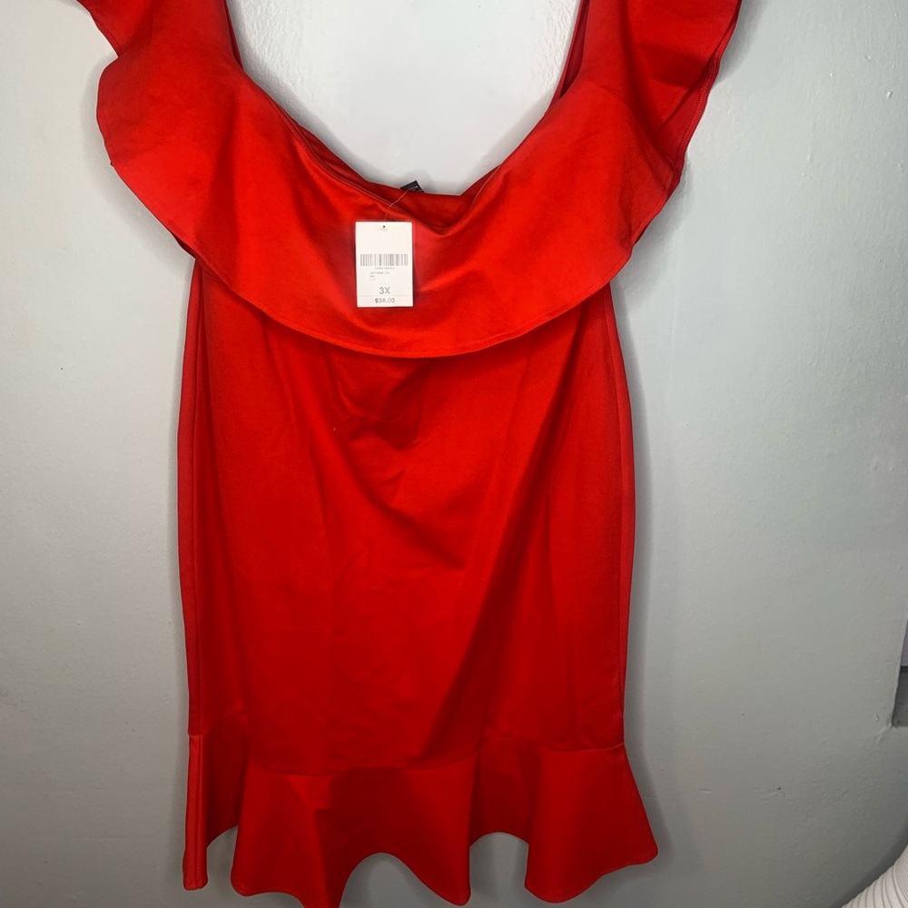 Plus size off the shoulder dress